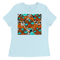 Baby Blue turkey Ladies Tee - JahusDesignShop