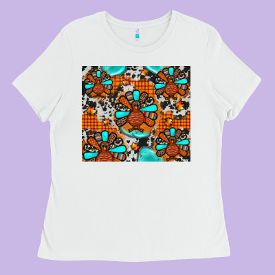 Turkey Ladies Tee Designed By Jahusdesignshop