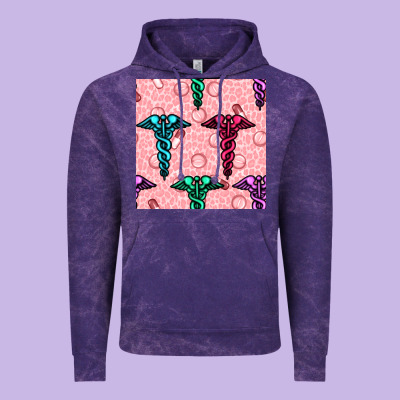 Medicine Seamless Pattern Vintage Hoodie Designed By Bundleandbundleshop