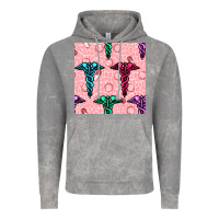 Cloud Rock Medicine Seamless Pattern Vintage Hoodie - BundleAndBundleShop