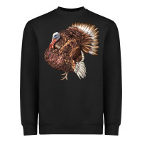 Black Bourbon Red Turkey Heavyweight Sweatshirt - LillyAllenDesigns
