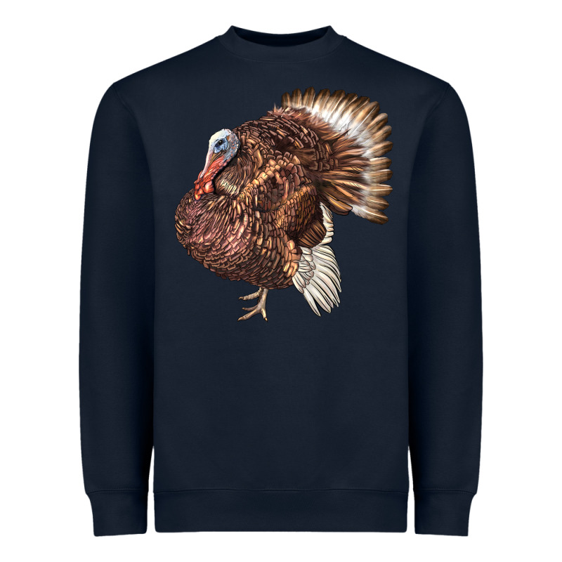 Bourbon Red Turkey Heavyweight Sweatshirt by LillyAllenDesigns | Teevron