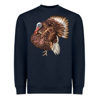 Navy Bourbon Red Turkey Heavyweight Sweatshirt - LillyAllenDesigns