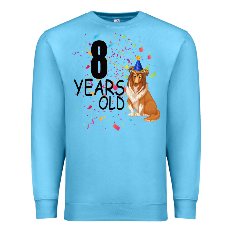 8 Years Old Black Premium Sweatshirt by Bettercallsaul | Teevron