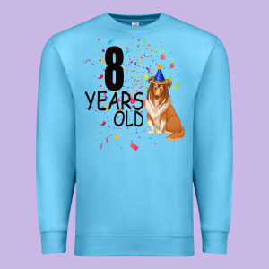8 Years Old Black Premium Sweatshirt Designed By Bettercallsaul