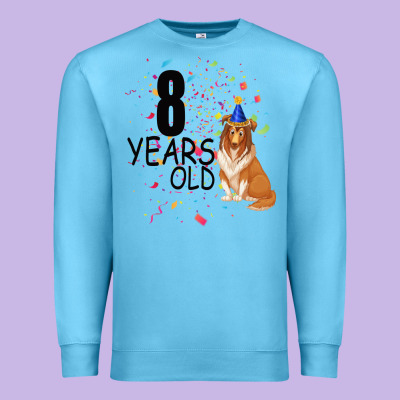 8 Years Old Black Premium Sweatshirt Designed By Bettercallsaul
