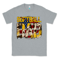 Heather Grey softball dad Classic Tee - Jasminsmagicworld