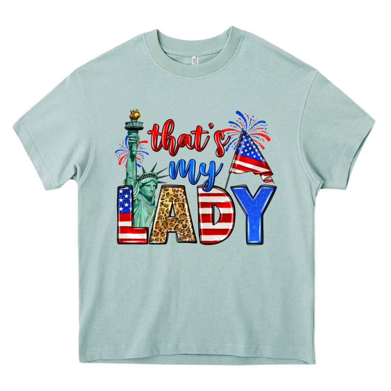 That's My Lady 4th Of July Heavy Core Tee by Zillion Design Studio | Teevron