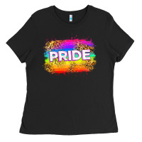 Black pride flag Ladies Tee - Zillion Design Studio