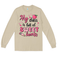 Mushroom my class is full of sweet hearts Long Sleeve Tee - MaliasSmallBusiness