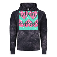 Cloud Black Nursing Heart Seamless Pattern Vintage Hoodie - BundleAndBundleShop