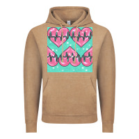 Vintage Coffee Nursing Heart Seamless Pattern Vintage Hoodie - BundleAndBundleShop
