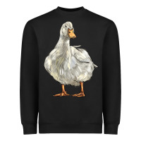 Black american pekin duck Heavyweight Sweatshirt - LillyAllenDesigns
