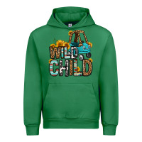 Emerald wild child kids car Urban Hoodie - OliviaCreatesArt