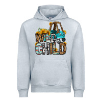 Heather Grey wild child kids car Urban Hoodie - OliviaCreatesArt