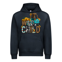 Navy wild child kids car Urban Hoodie - OliviaCreatesArt
