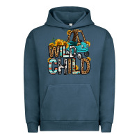 Pigment Midnight Navy wild child kids car Urban Hoodie - OliviaCreatesArt
