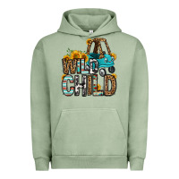 Pigment Oil Green wild child kids car Urban Hoodie - OliviaCreatesArt