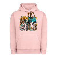 Pigment Salmon wild child kids car Urban Hoodie - OliviaCreatesArt