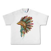 Lunar Rock indian leopard headdress Urban Heavy Tee - BarkalooDesign