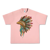Salmon indian leopard headdress Urban Heavy Tee - BarkalooDesign