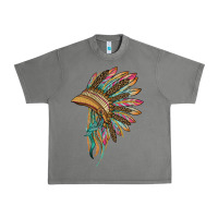 Tornado indian leopard headdress Urban Heavy Tee - BarkalooDesign