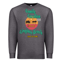 Charcoal Heather Family Vacation 2020 Read Or Not Virginia Beach Here We Come Premium Sweatshirt - Bettercallsaul