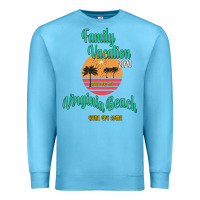 Ocean Blue Family Vacation 2020 Read Or Not Virginia Beach Here We Come Premium Sweatshirt - Bettercallsaul