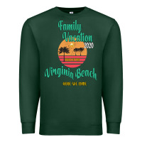 Sports Green Family Vacation 2020 Read Or Not Virginia Beach Here We Come Premium Sweatshirt - Bettercallsaul