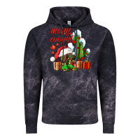 Cloud Black merry cowgirl  boots and cactus with gifts Vintage Hoodie - AdoDesignShop
