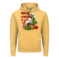 Vintage Mustard merry cowgirl  boots and cactus with gifts Vintage Hoodie - AdoDesignShop