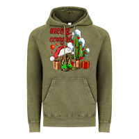 Vintage Olive merry cowgirl  boots and cactus with gifts Vintage Hoodie - AdoDesignShop
