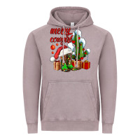 Vintage Zinc merry cowgirl  boots and cactus with gifts Vintage Hoodie - AdoDesignShop