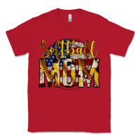 Red softball mom Classic Tee - Jasminsmagicworld