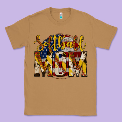 Softball Mom Classic Tee Designed By Jasminsmagicworld
