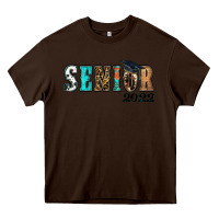 Chocolate Brown western senior 2022 Heavy Core Tee - RanaPortraitStore