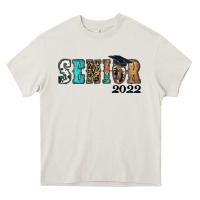 Cream western senior 2022 Heavy Core Tee - RanaPortraitStore