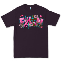 Plum cancer faith cross Premium Tee - AdoDesignShop