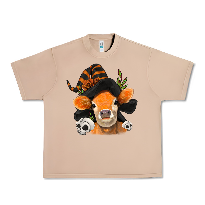 Halloween Witch Cow Urban Heavy Tee by Jasminsmagicworld | Teevron