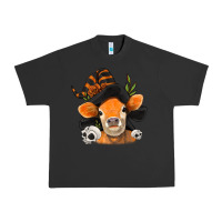 Pigment Black halloween witch cow Urban Heavy Tee - Jasminsmagicworld