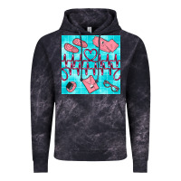 Cloud Black nurse heart beat seamless pattern Vintage Hoodie - BundleAndBundleShop