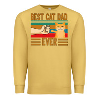 Antique Gold Best Cat Dad Ever Premium Sweatshirt - Bettercallsaul