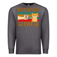 Charcoal Heather Best Cat Dad Ever Premium Sweatshirt - Bettercallsaul