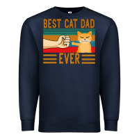 Navy Best Cat Dad Ever Premium Sweatshirt - Bettercallsaul