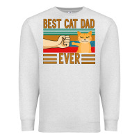 Oatmeal Heather Best Cat Dad Ever Premium Sweatshirt - Bettercallsaul