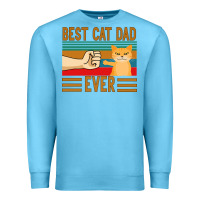 Ocean Blue Best Cat Dad Ever Premium Sweatshirt - Bettercallsaul