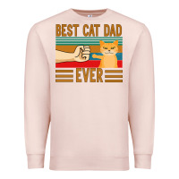 Pale Pink Best Cat Dad Ever Premium Sweatshirt - Bettercallsaul