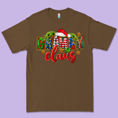 Christmas Grampy Claus Premium Tee Designed By Fadigitalartstudio
