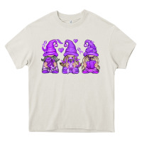 Cream Domestic Violence Warrior Gnomes Heavy Core Tee - texasbilliewilder
