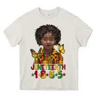 Cream juneteenth 1865 black boy Heavy Core Tee - BarkalooDesign